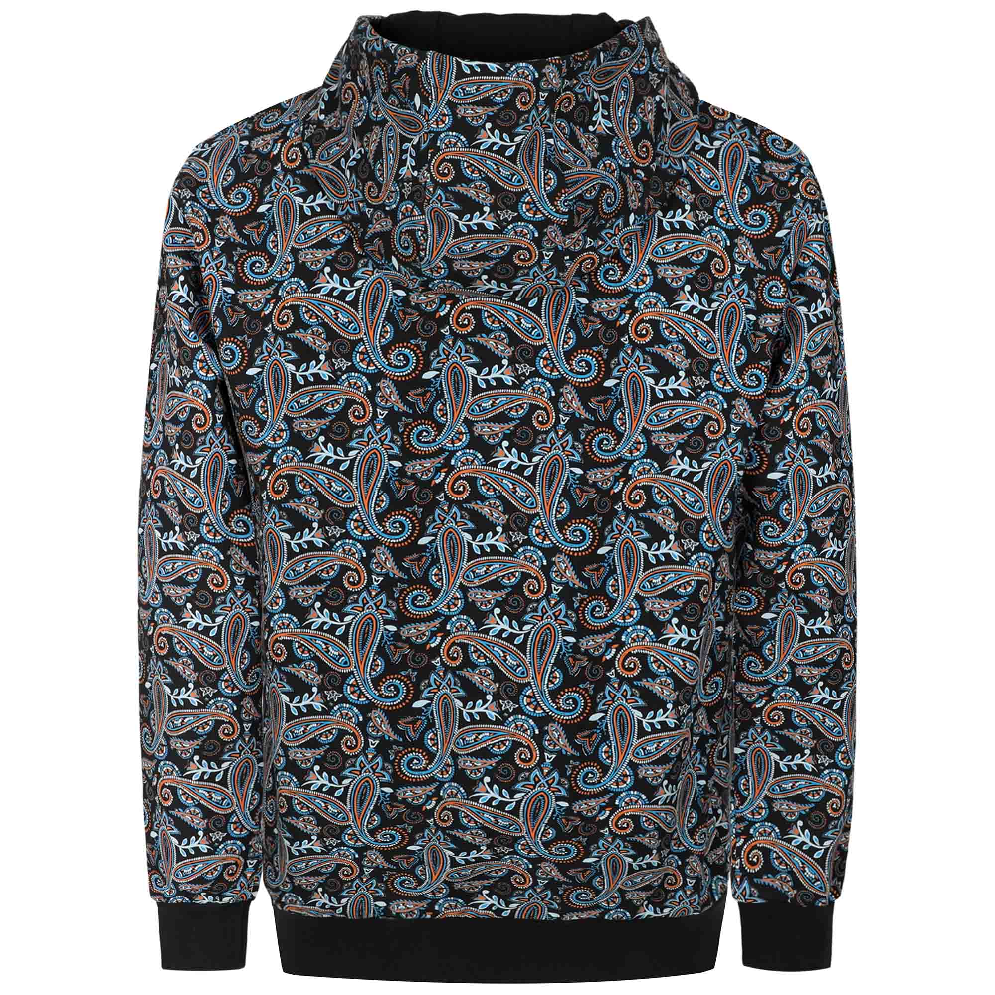 7.5OZ Lightweight Paisley Printed FR Hooded Sweatshirts -2613P