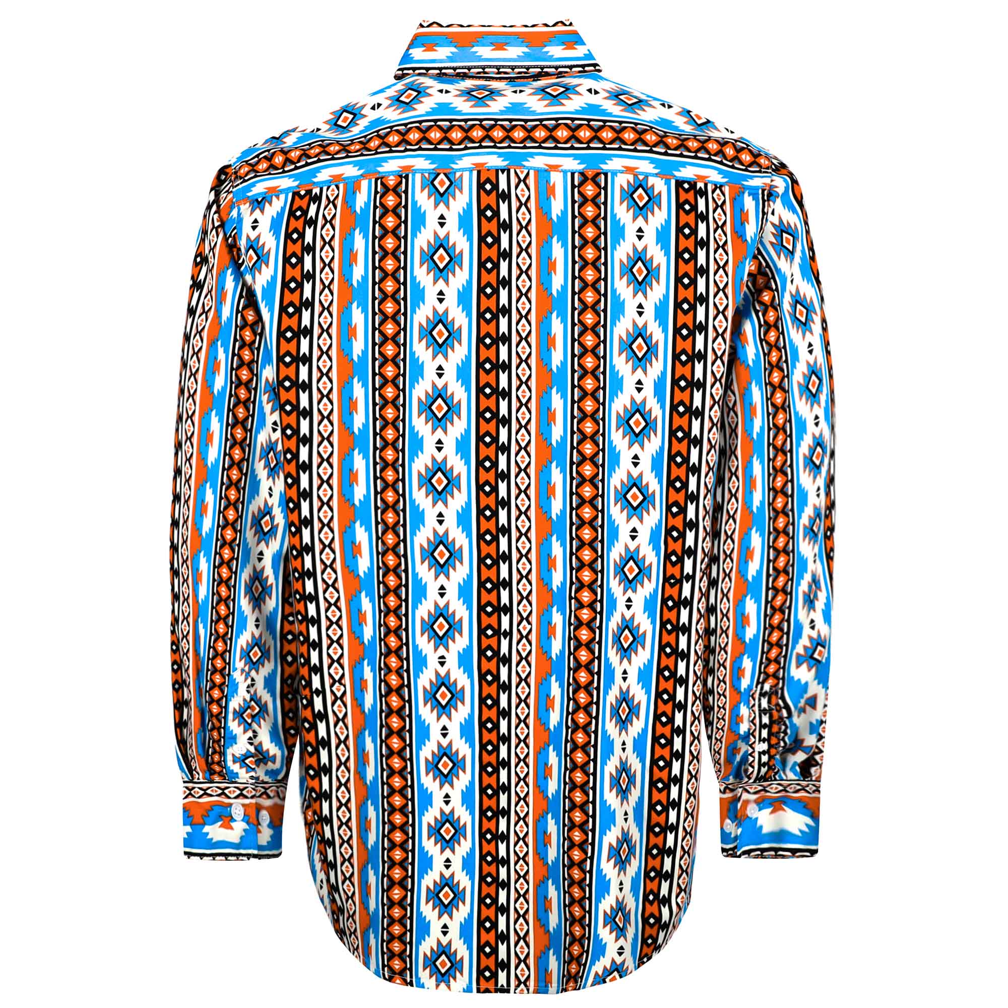 6.5OZ Printed Bohemia Button Down FR Work Shirt-0816A