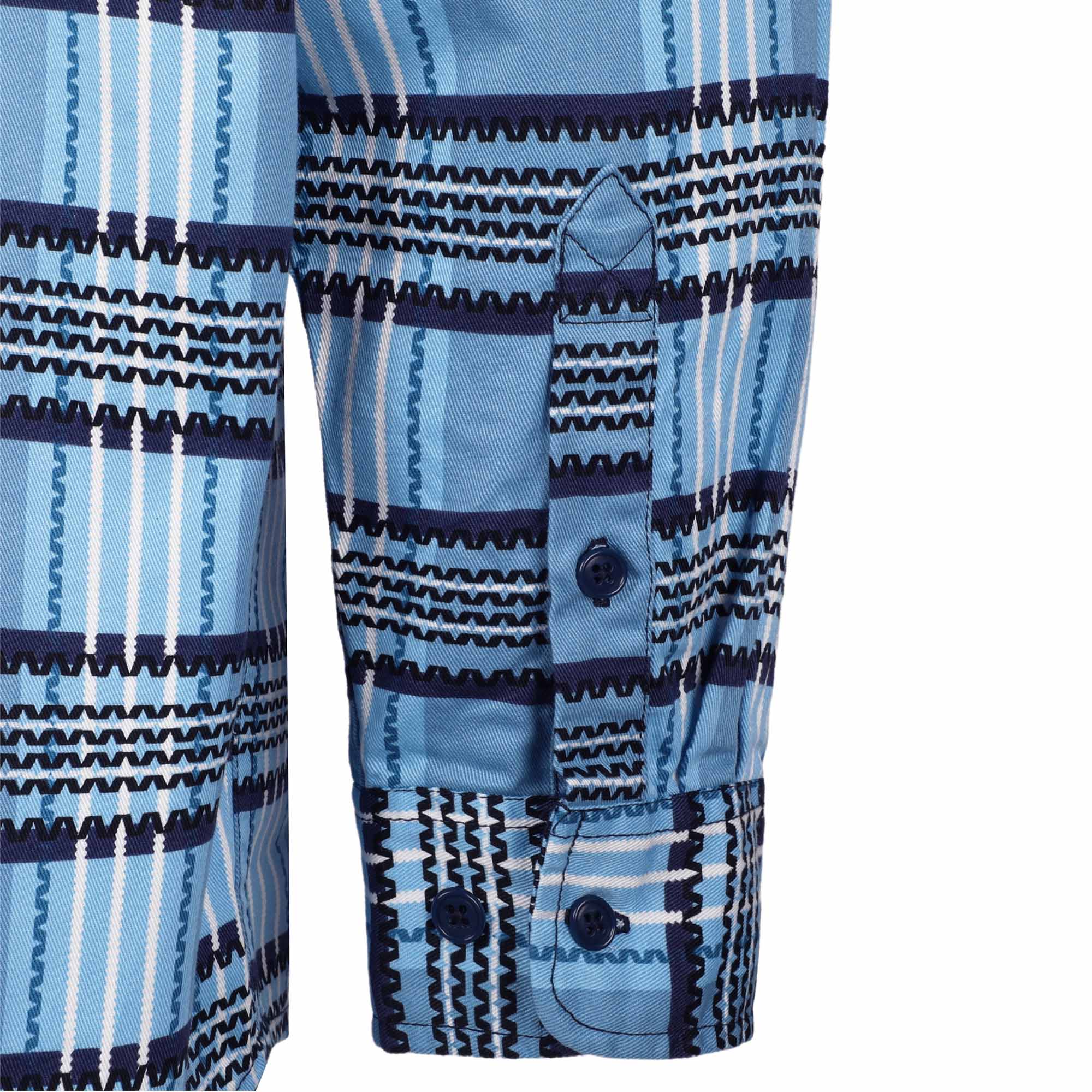 6.5OZ Cotton Button Up Printed Plaid FR Welding Shirts (Final Sale)