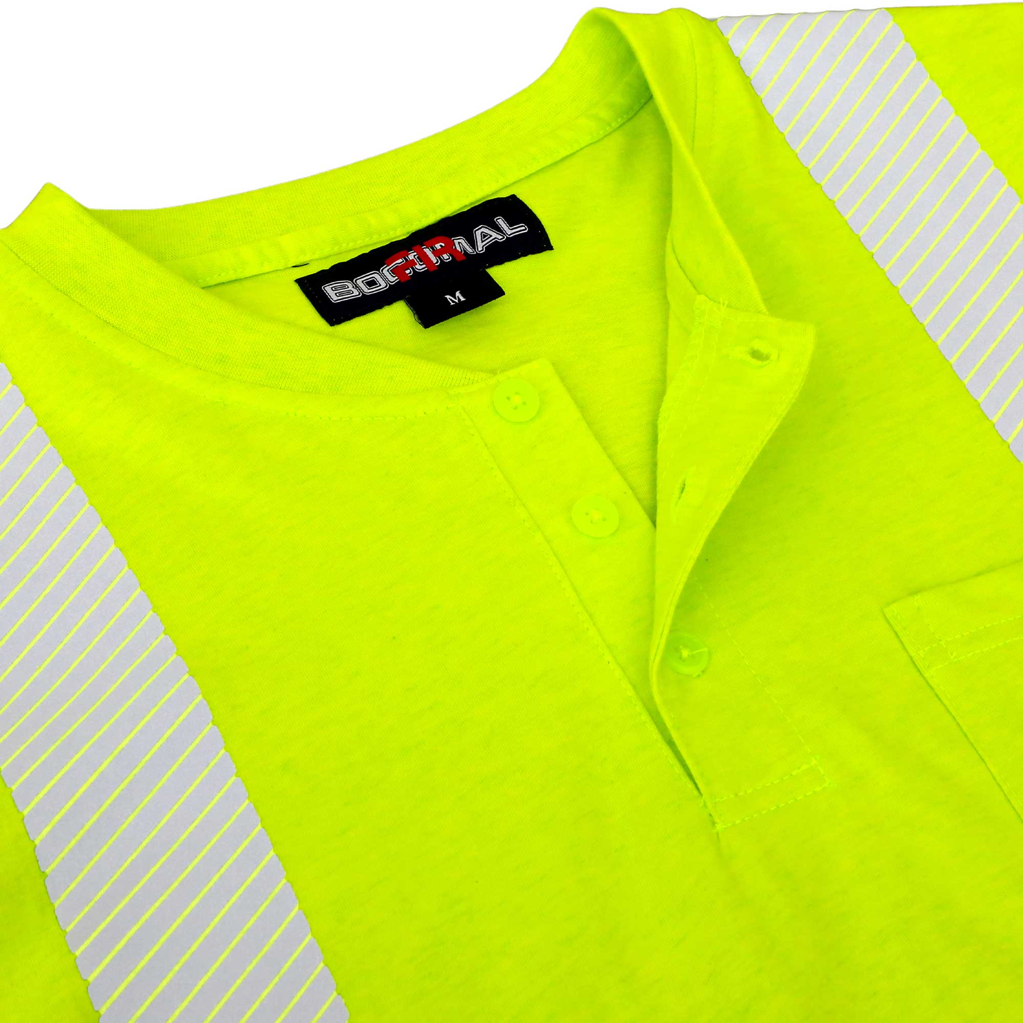 7OZ Men's FR Shirts Hi-Vis Short Sleeve Tees- 0424S