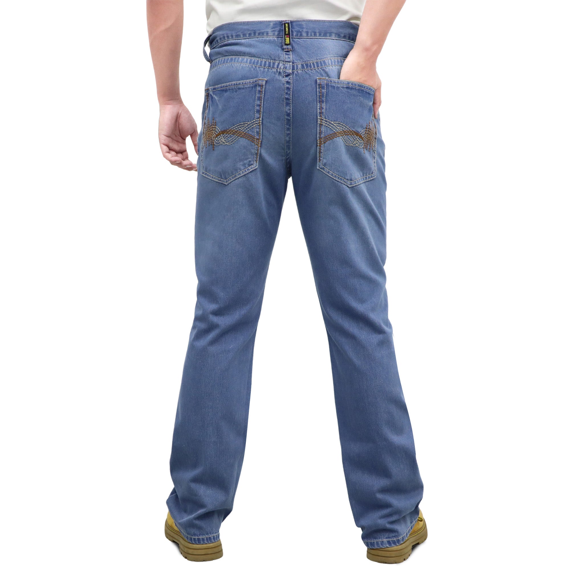 10OZ Midweight EX-Soft Relaxed Boot Vintage Washed FR Jeans-8306