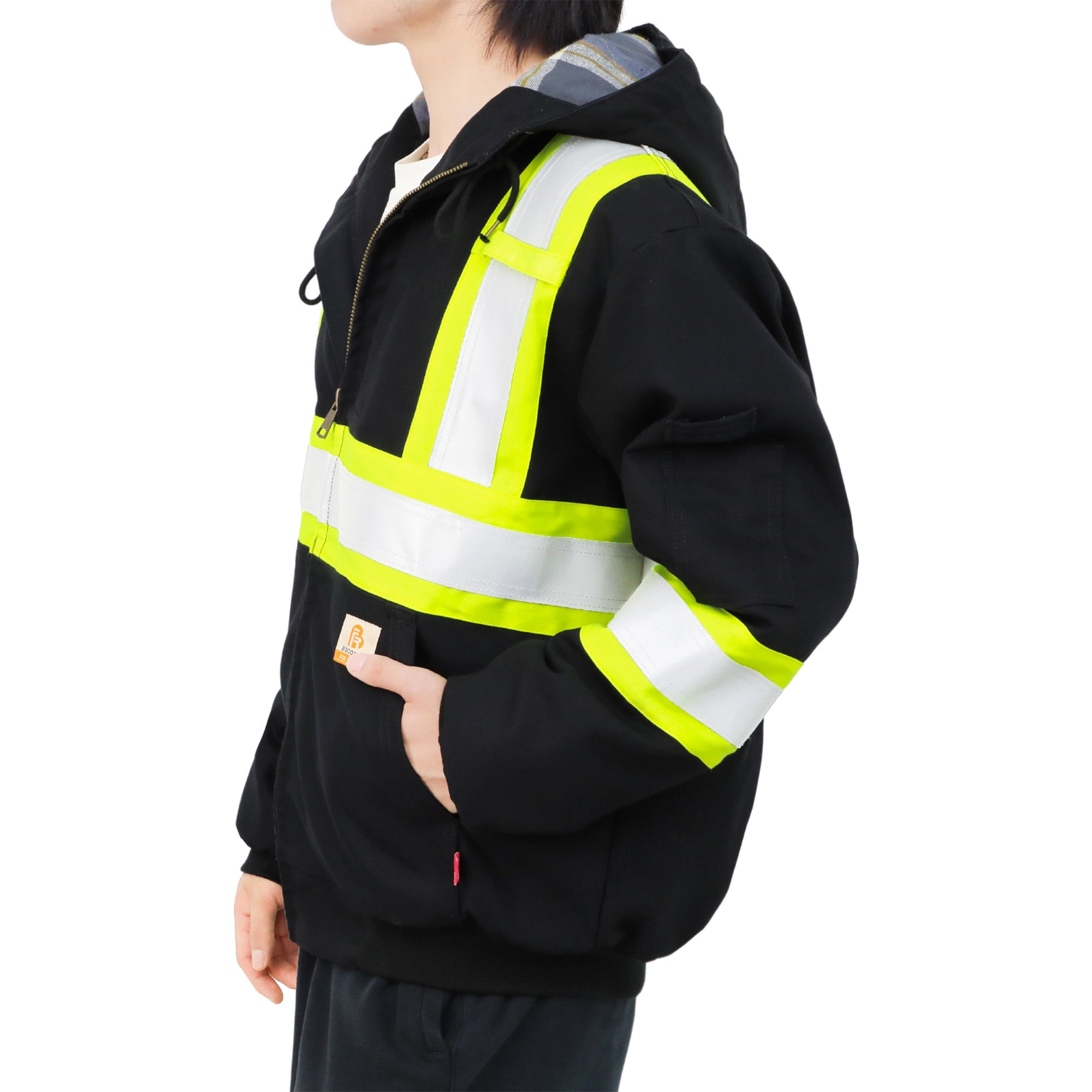 Insulated Hi Vis FR Heavyweight Water Repellent Stain Resistant Jacket -3004HV