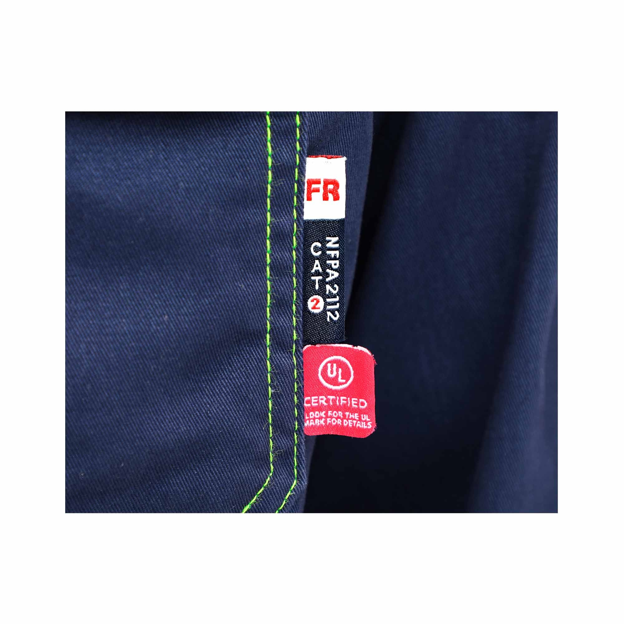 7.5OZ Solid Color  Shirts With Metal Button/Decorative Thread -3701