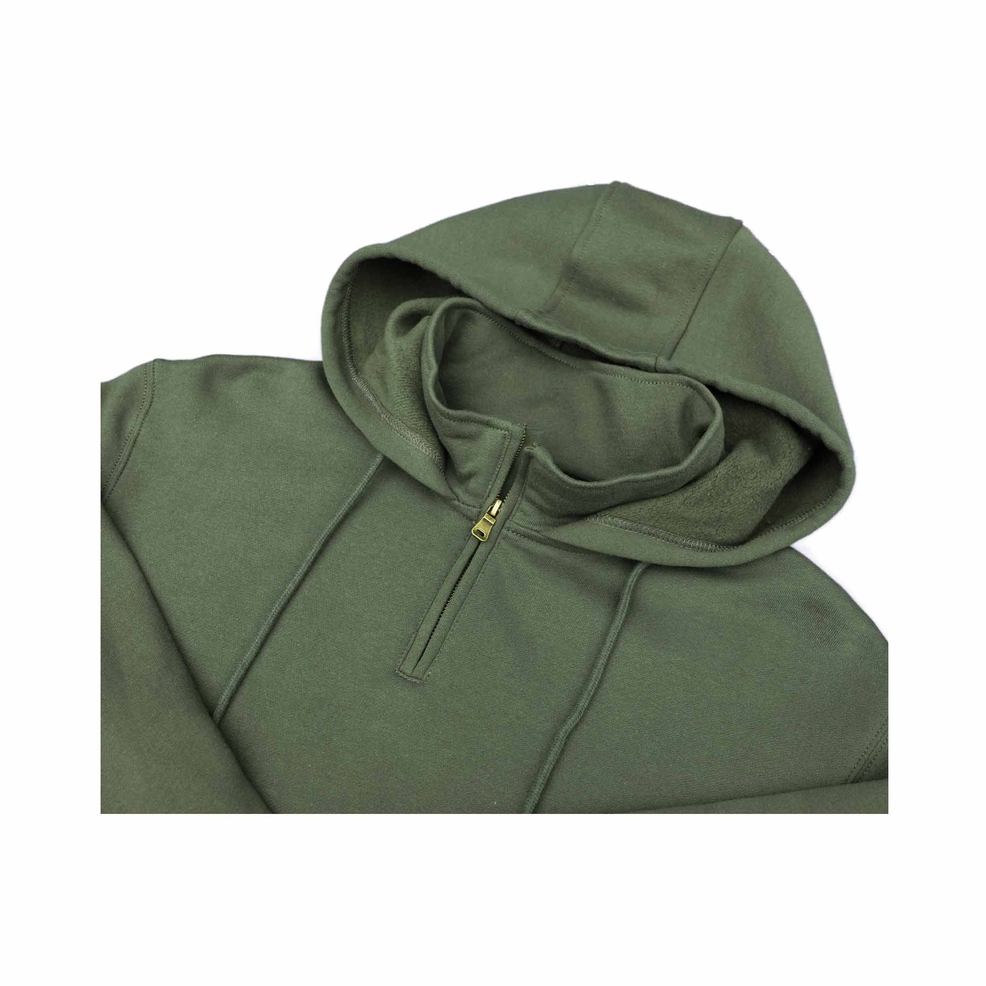 10.5OZ Classic 1/4 Zipper Pullover Hoodies-4509