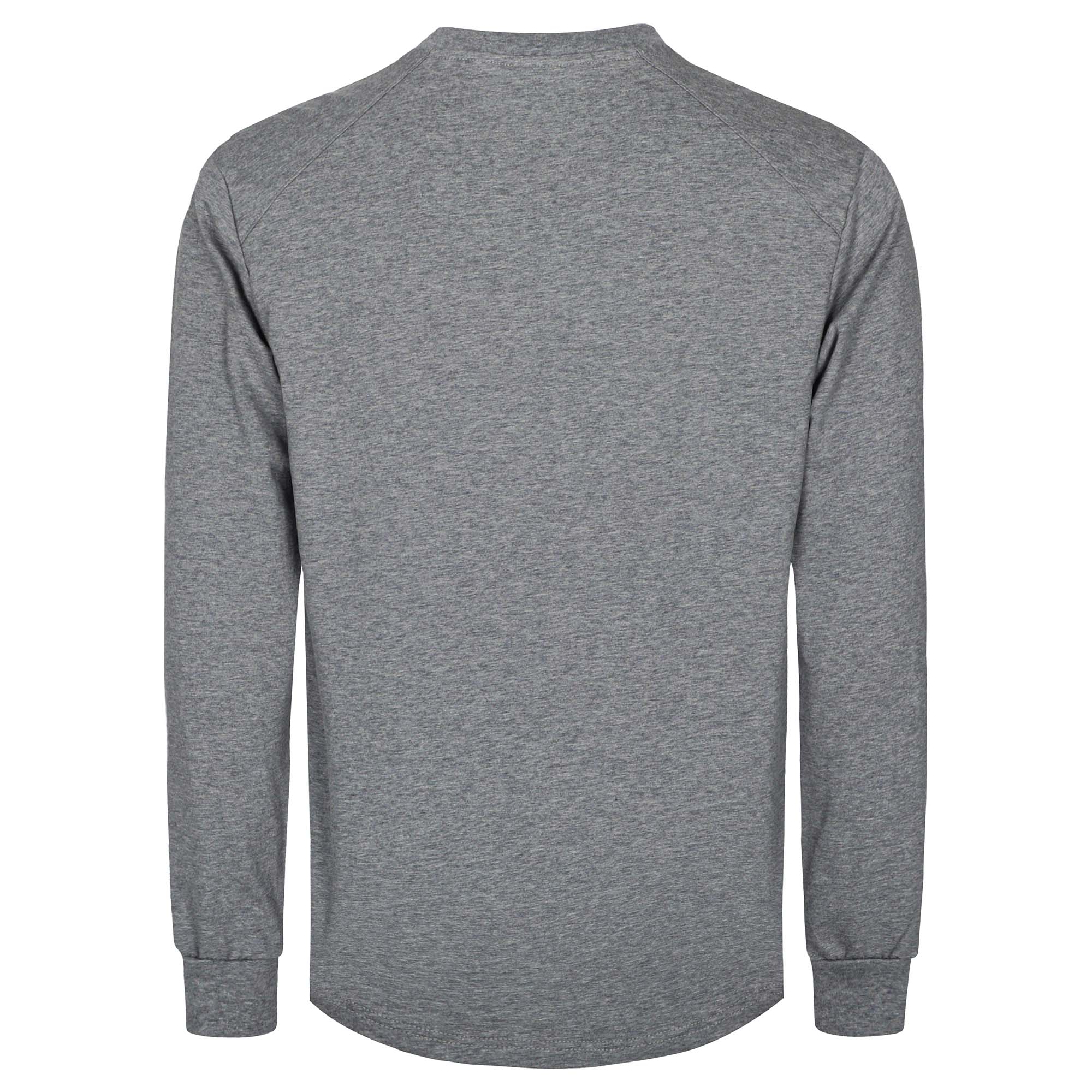 6OZ Henley Cotton Tencel Heather Blended Flame Resistant Work T-Shirt - A235