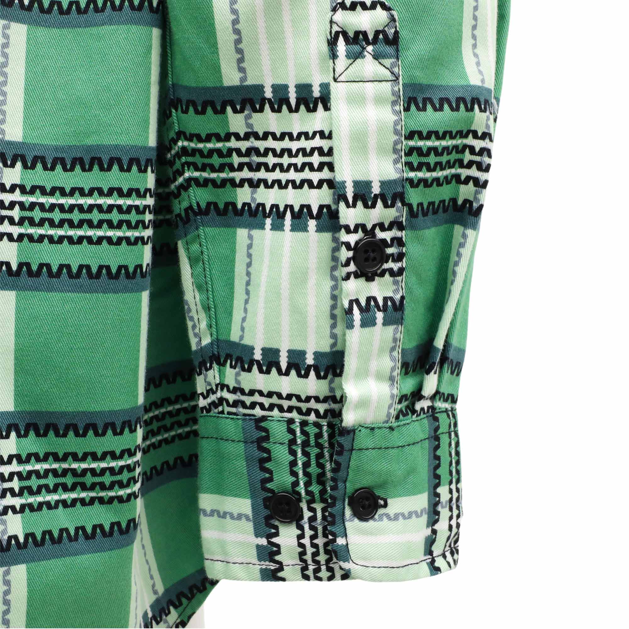 6.5OZ Cotton Button Up Printed Plaid FR Welding Shirts (Final Sale)
