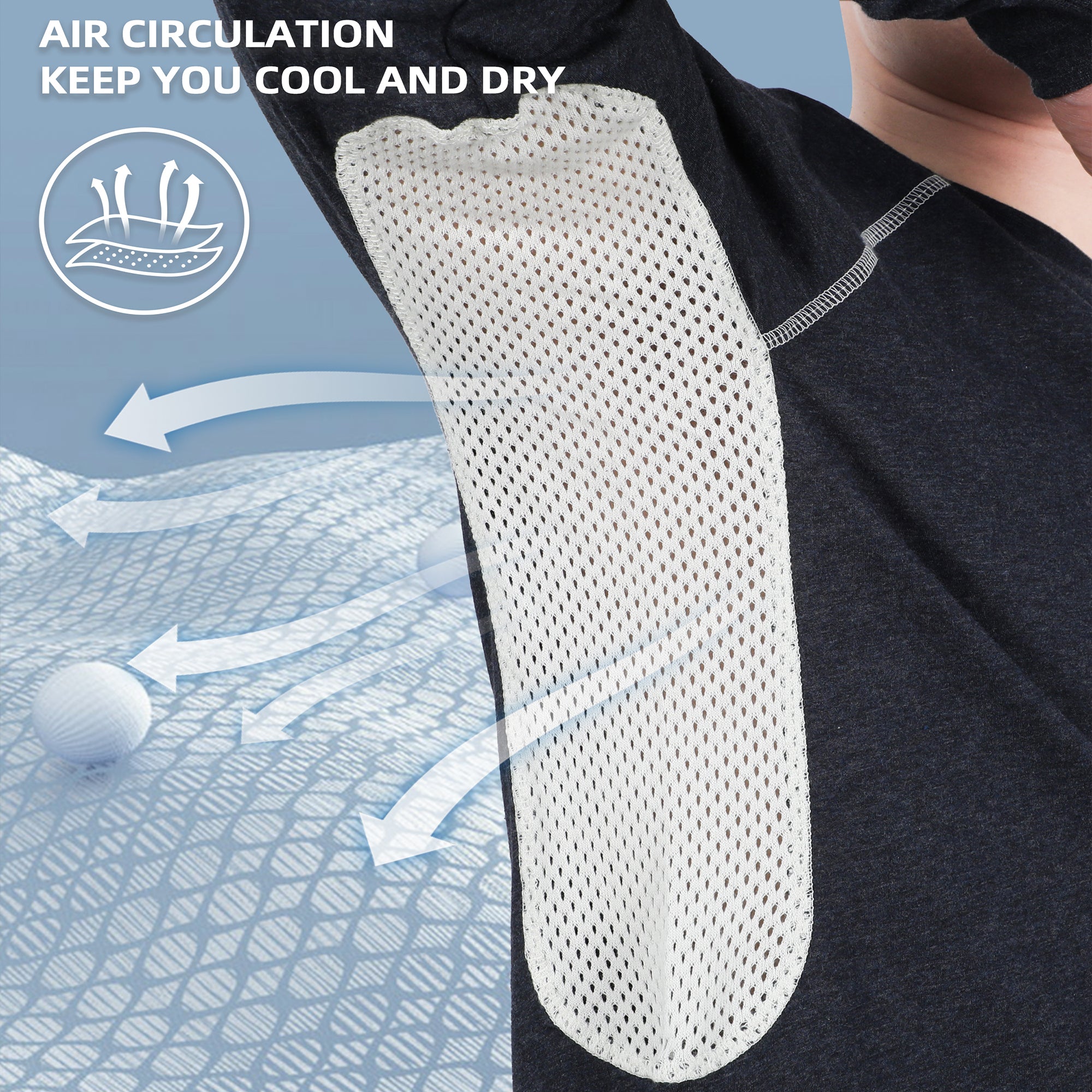 4.5OZ Vented Mesh Loose Fit EX Lightweight FR T-Shirts-9717