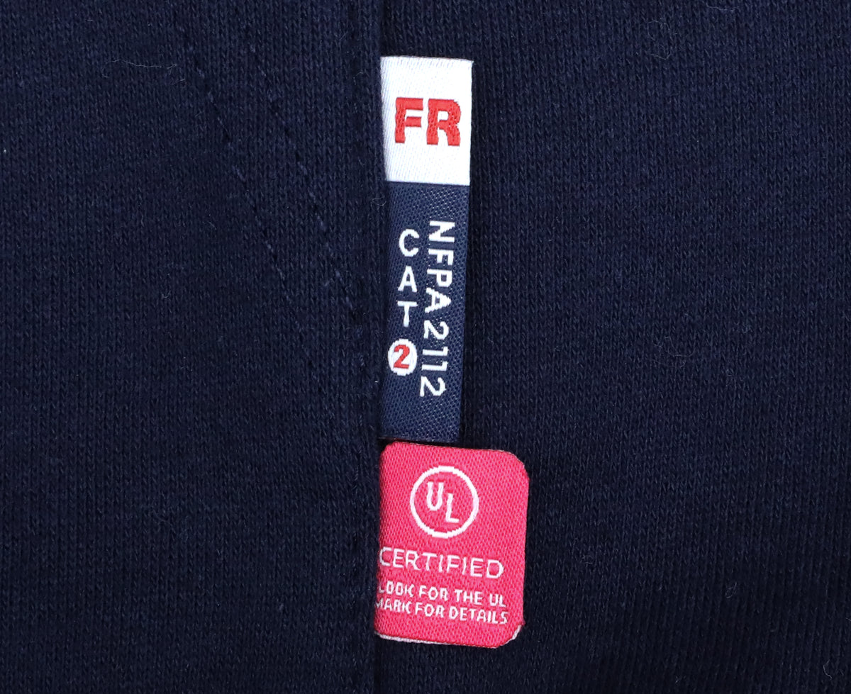 Bocomal zip-front FR hoodie product feature image