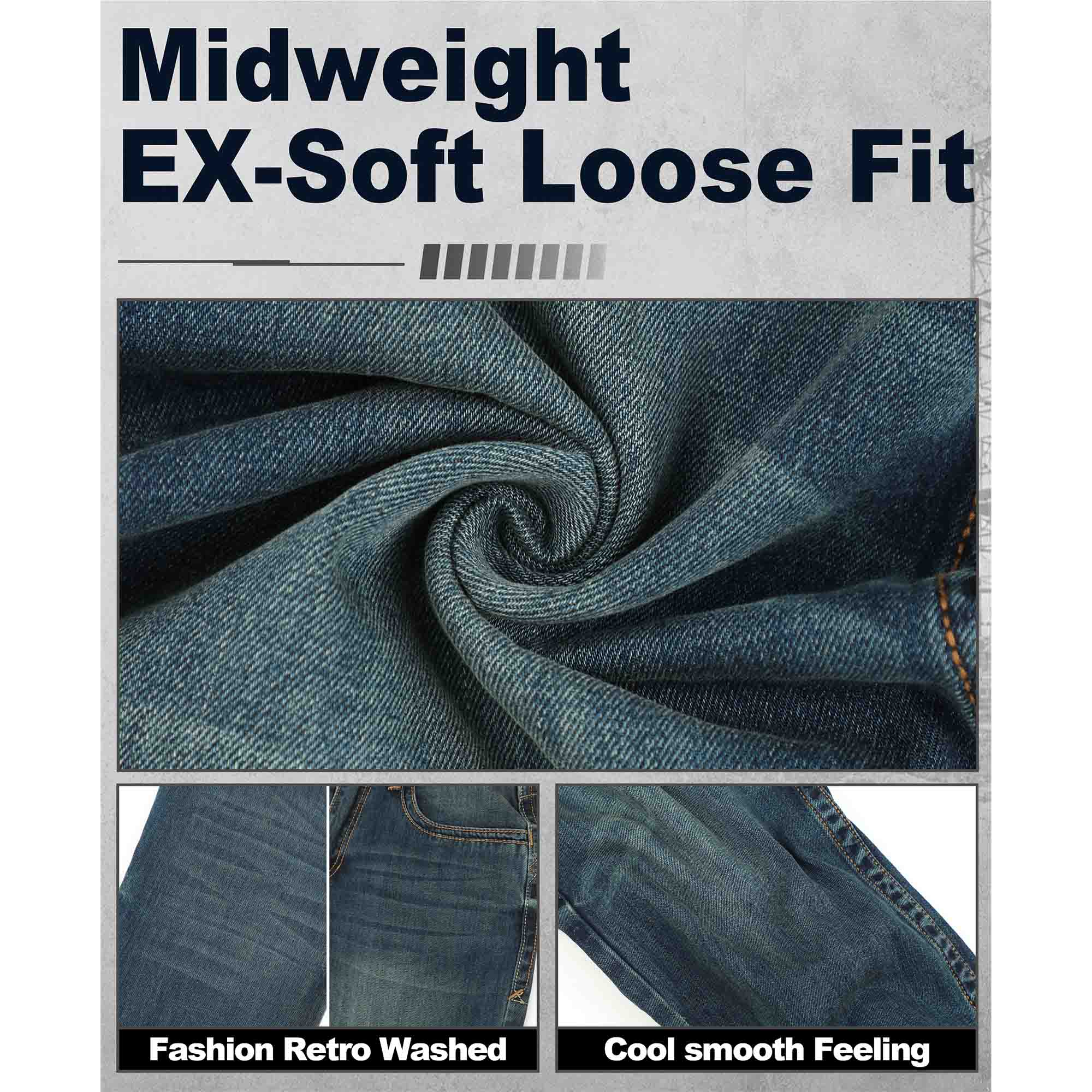 10.5 OZ Midweight EX SOFT Relaxed Fit FR Jeans - 8306-NEW