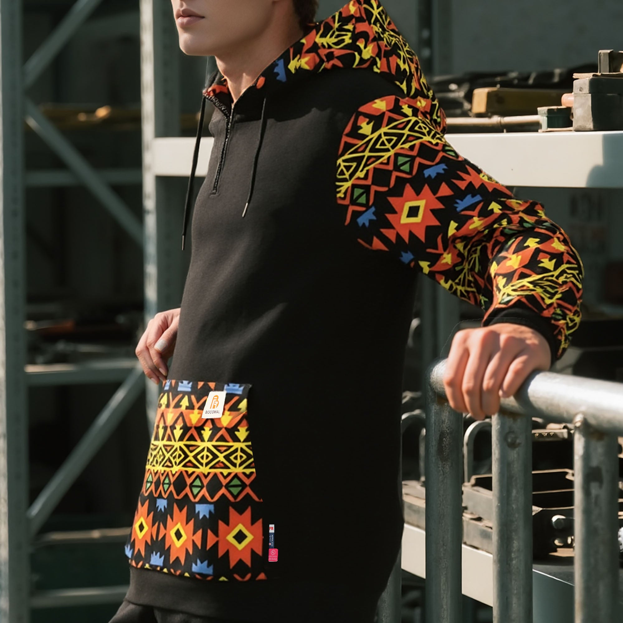 10.5OZ Classic 1/4 Zipper Pullover Hoodies/Printing-4509P
