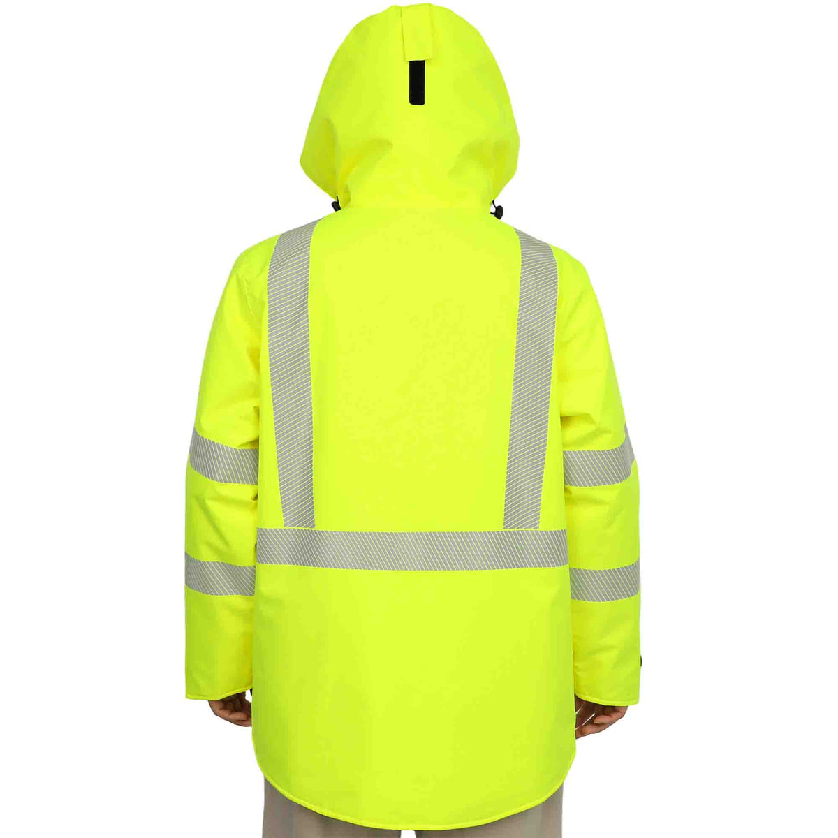FR Rain jackets back view shot