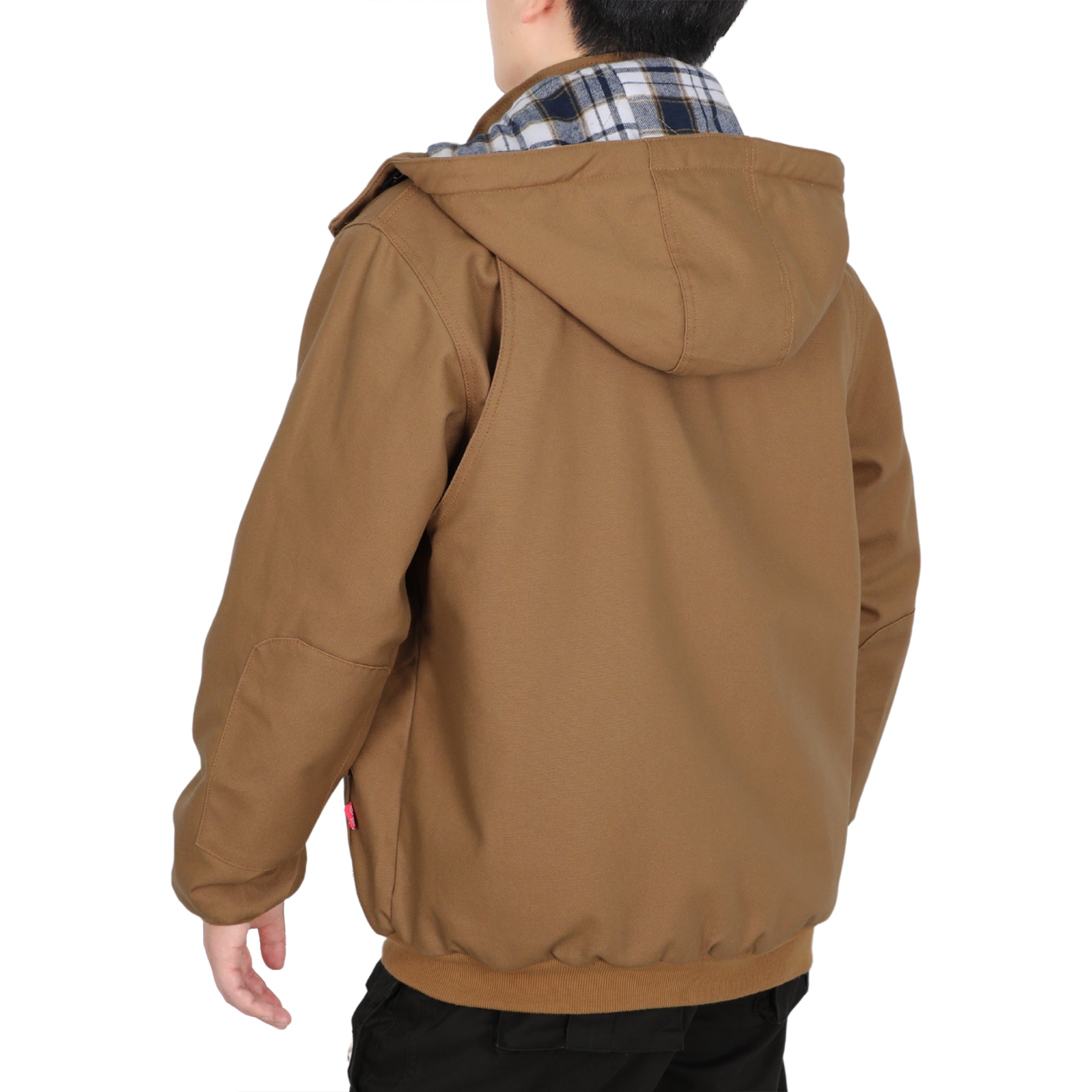 FR Jacket Insulated Heavyweight Canvas Flannel Lined,Detachable Hood -8804