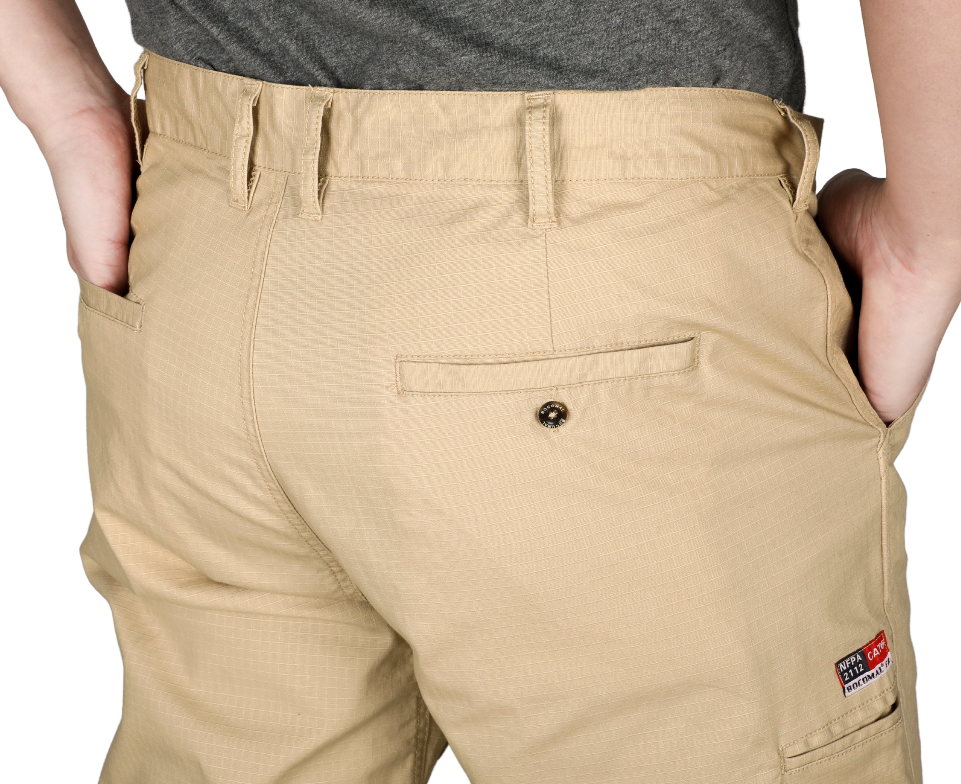 6OZ Light Weight Casual Style Rip Stop Pants/Water Repellent-2228