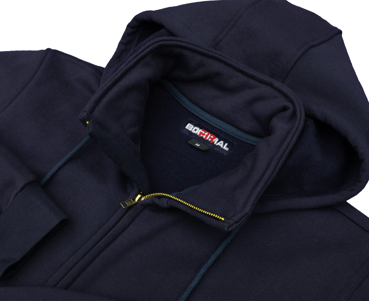 Bocomal zip-front FR hoodie product feature image
