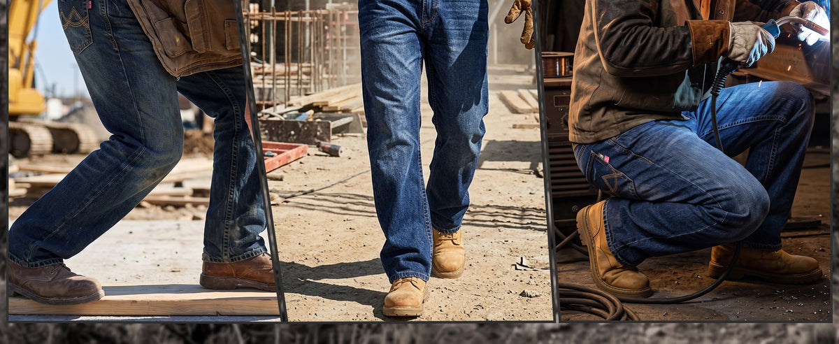 12.5 oz EX-Soft Denim Relaxed Fit Straight Leg FR Jeans - 8346