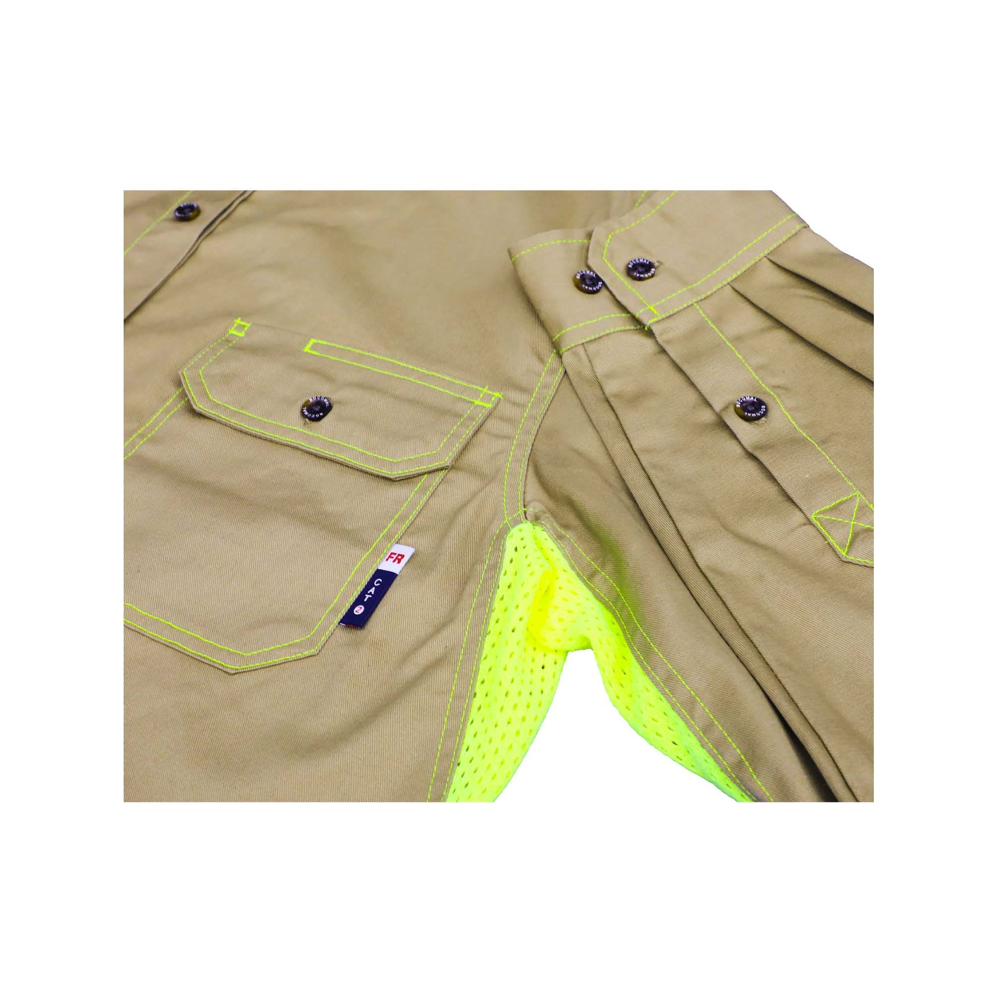 6.5OZ Vented Mesh Back & Underarm Breathable Shirts-1307