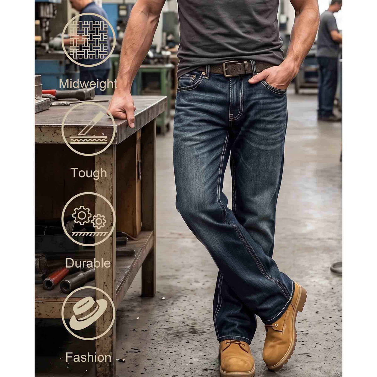 Bocomal 8305-1 FR jeans product feature image