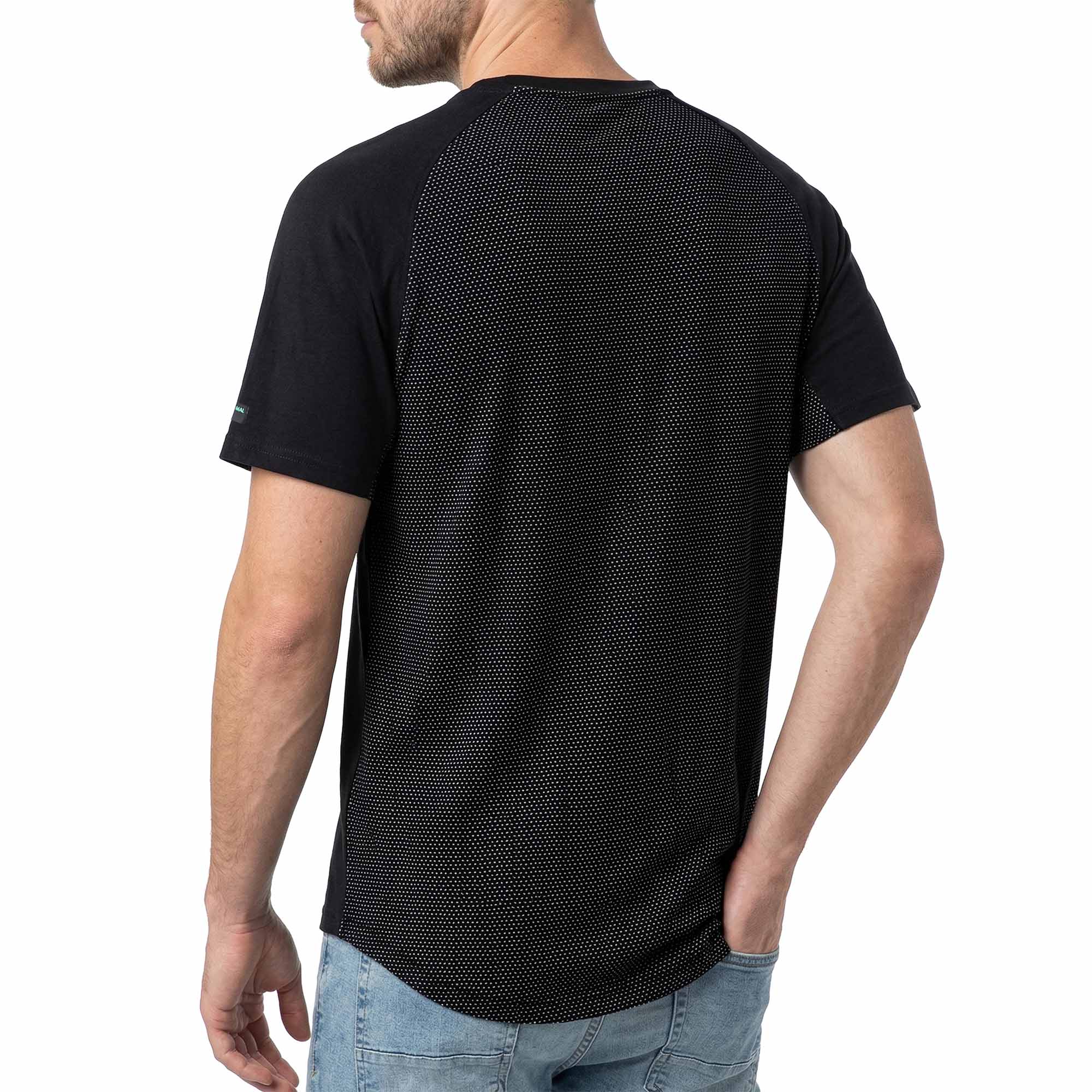 5.5OZ Lightweight Mesh Back Tee (NON-FR)-TS011H