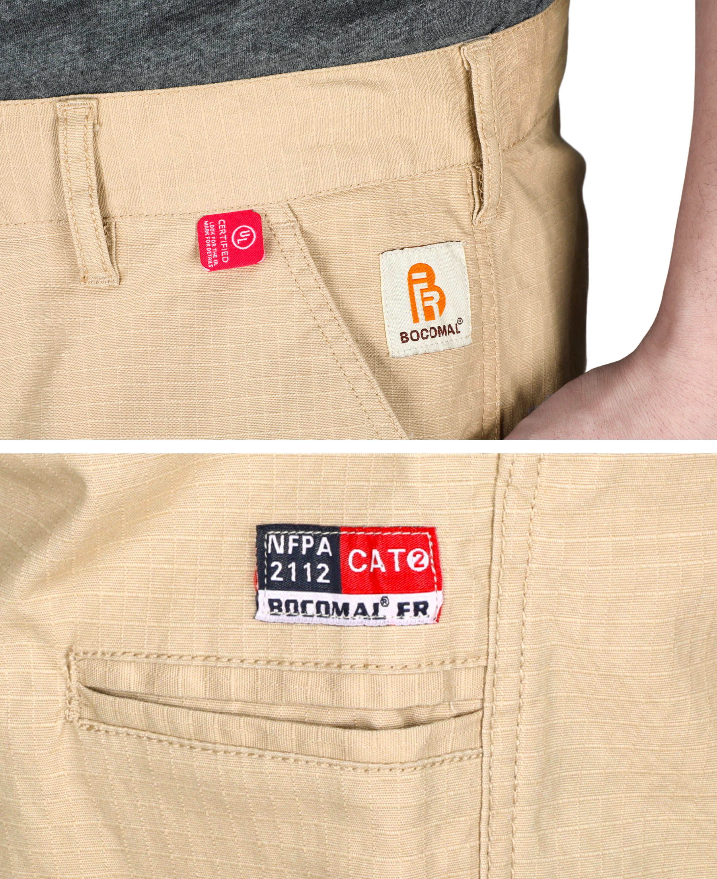 Lightweight Water-Repellent FR Ripstop Pants 2228 | Bocomal