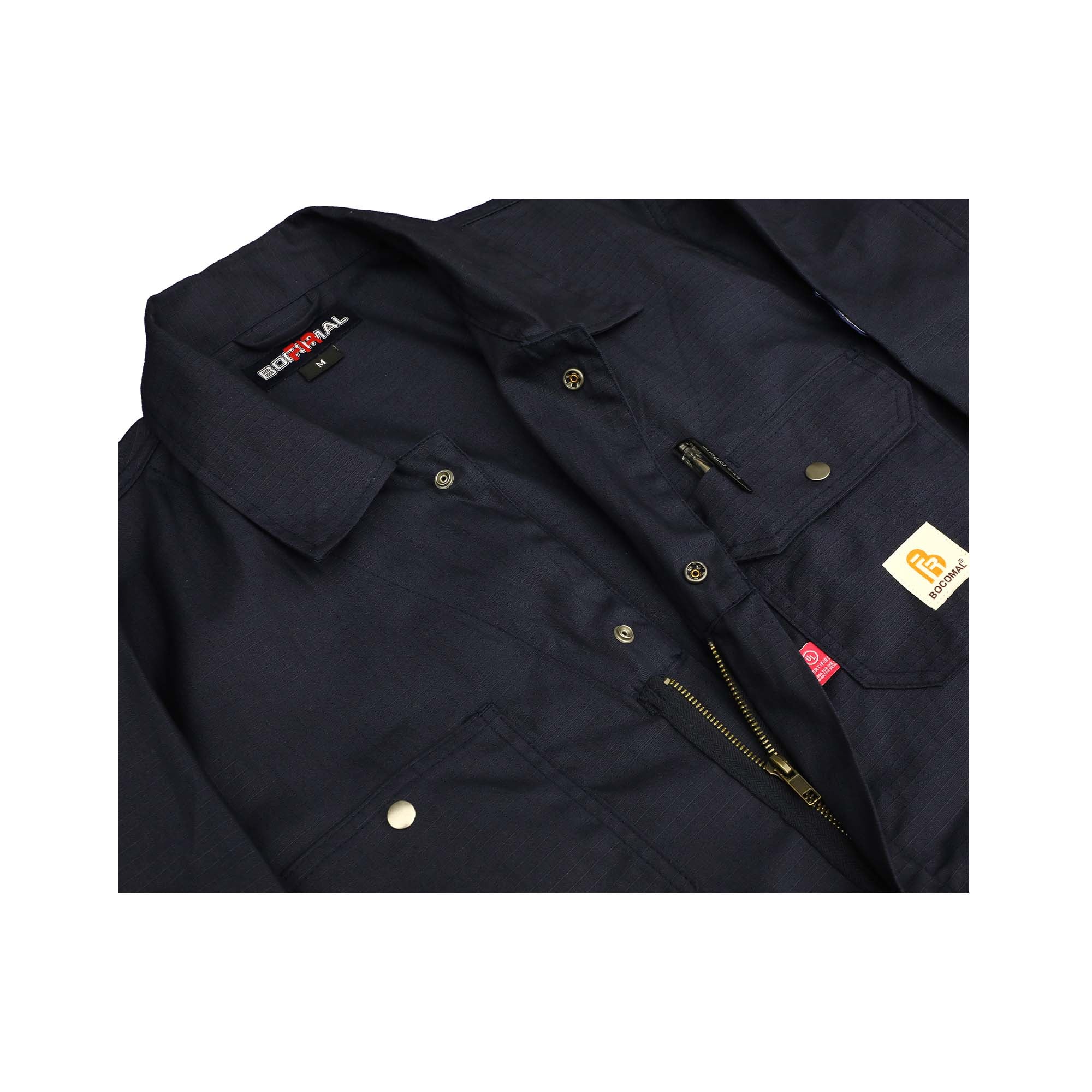6OZ Coveralls With Button-2128