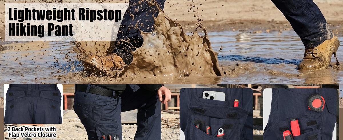 7OZ Lightweight FR Work Cargo Hiking Pant - B428