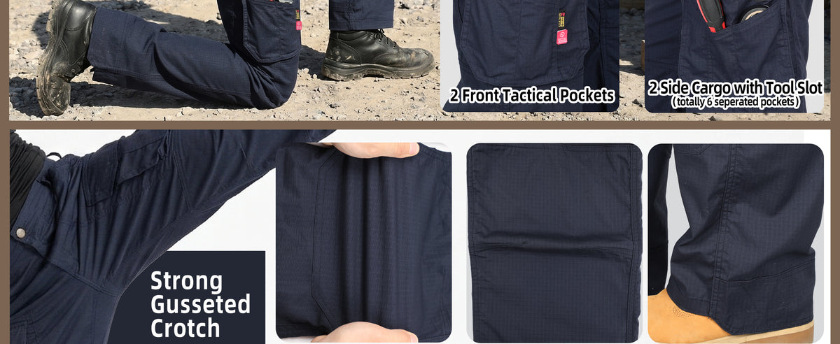 7OZ Lightweight FR Work Cargo Hiking Pant - B428