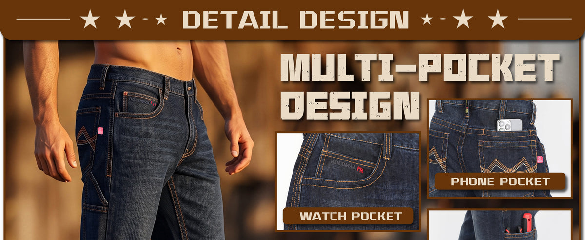 14 oz Heavyweight FR Relaxed Fit Boot Cut Carpenter Jeans - F215