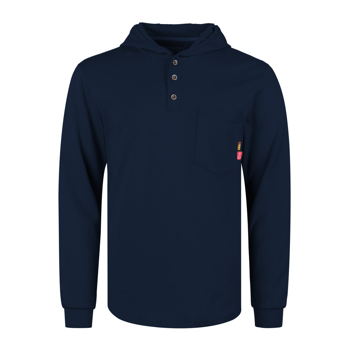 7 oz Hooded Henley FR T-Shirt (Clearance: Limit 2pcs)