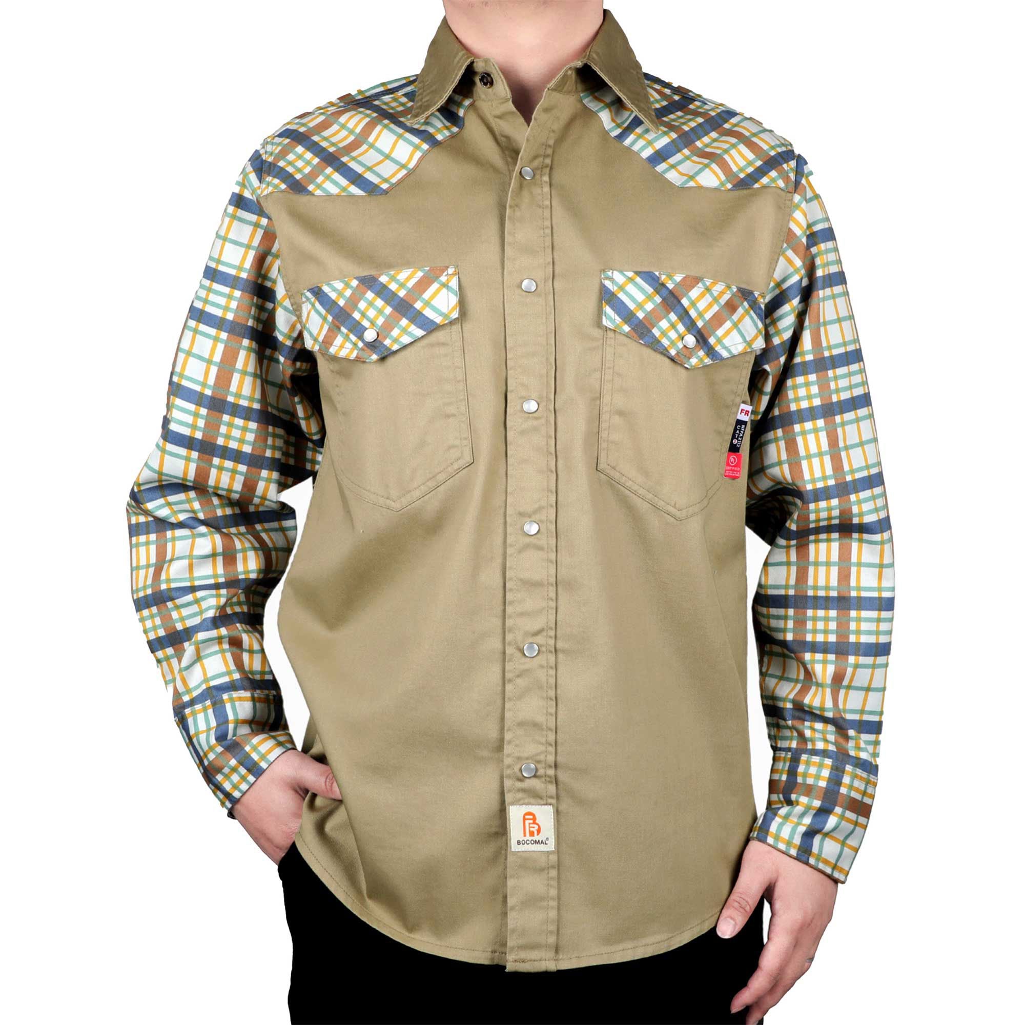 6.5OZ Hawaii/Solid FR Welding Work Shirt
