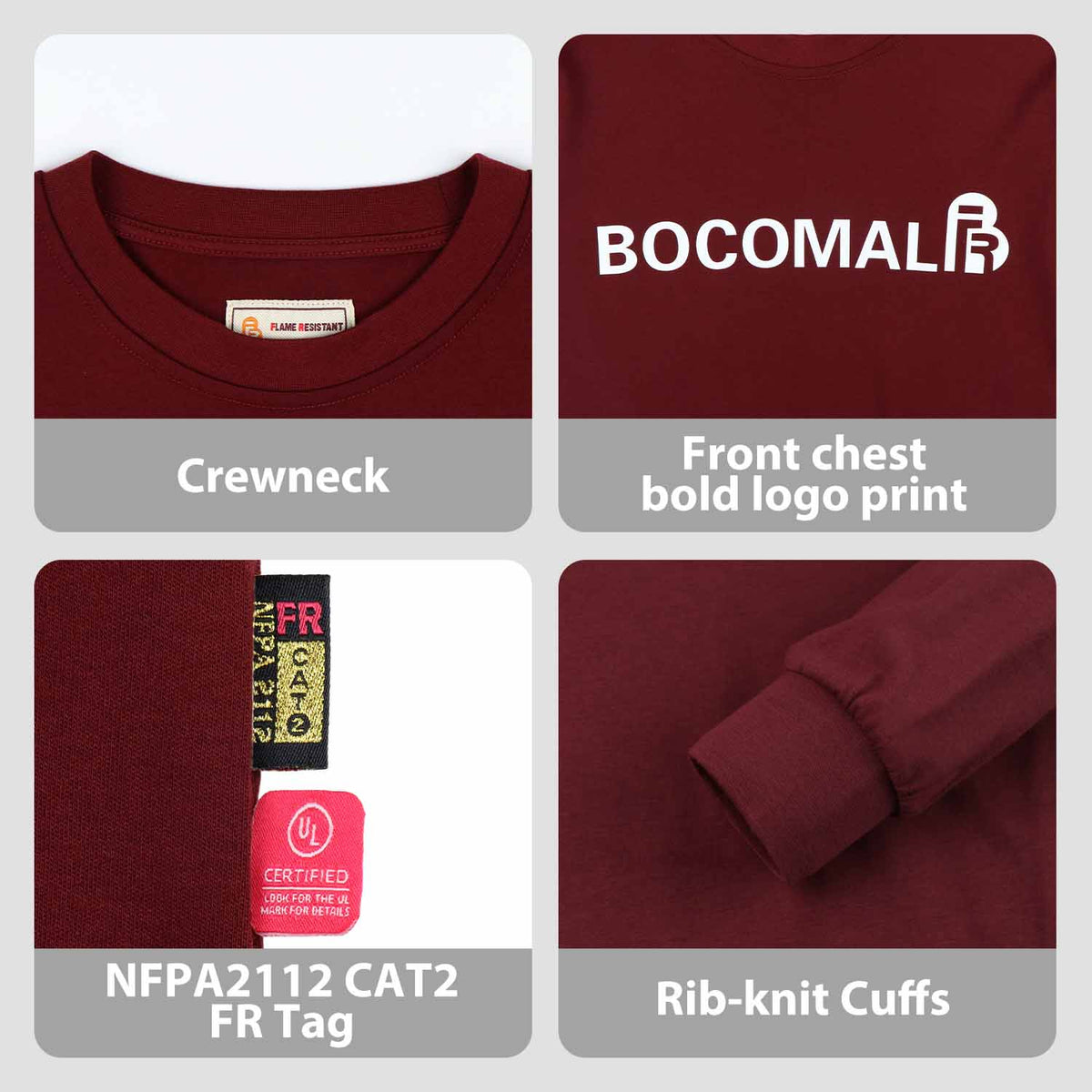7 oz FR Printed Long Sleeve T-Shirt - C103