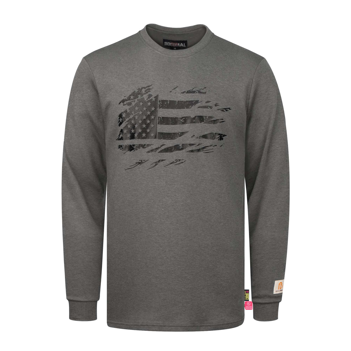 7 oz Distressed Flag Graphic Print T-SHIRTS - D1203-34