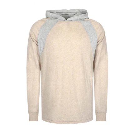 4.5OZ Buttonless Pullover T-Shirts/Contrast Fabric-4117