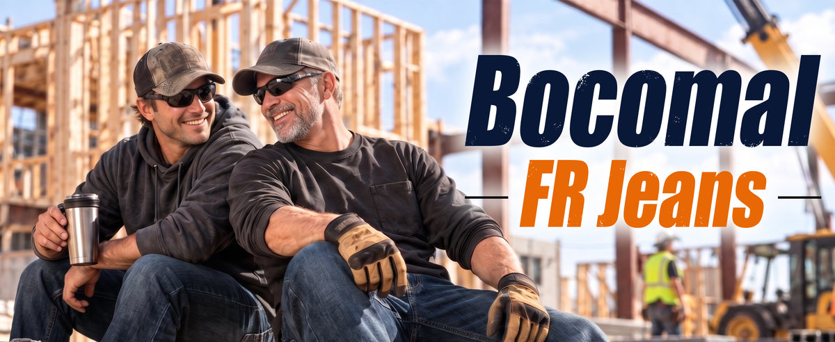 14 oz Heavyweight Dura-Rugged Denim Relaxed Fit Boot Cut FR Jeans