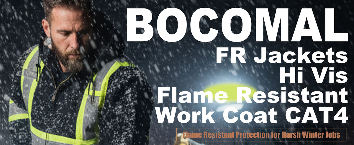 Insulated Hi Vis FR Heavyweight Water Repellent Stain Resistant Jacket -3004HV