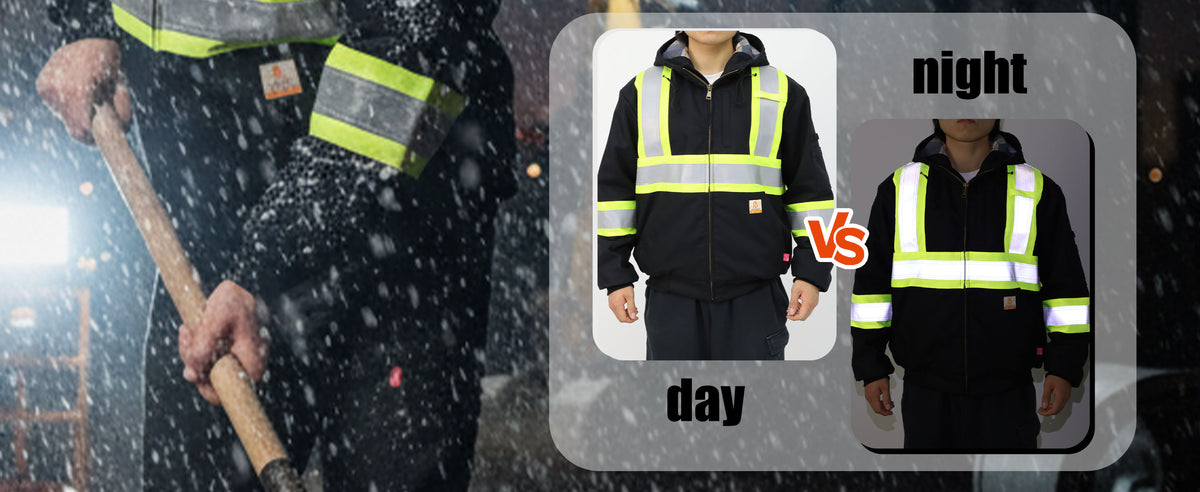 Insulated Hi Vis FR Heavyweight Water Repellent Stain Resistant Jacket -3004HV