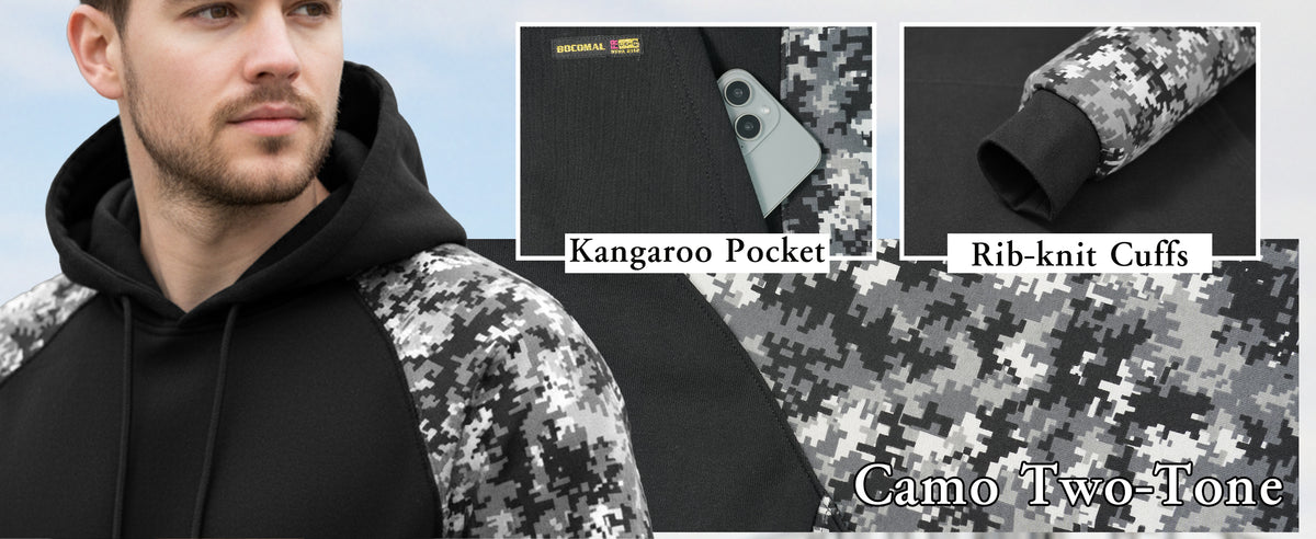 12OZ Heavyweight Cotton Fleece FR Hooded Sweatshirts-9431C