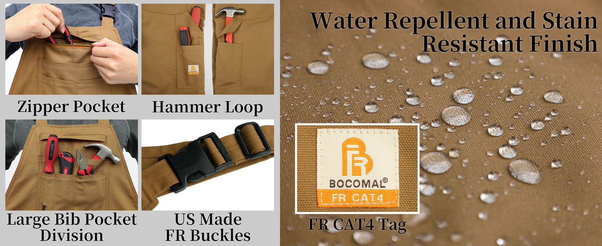Bocomal FR workwear store image showing pc