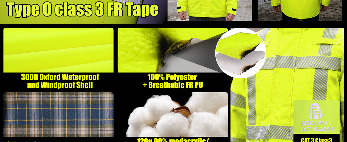 Bocomal FR workwear store image showing pc