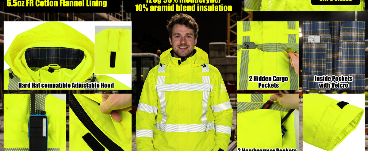 Bocomal FR workwear store image showing pc