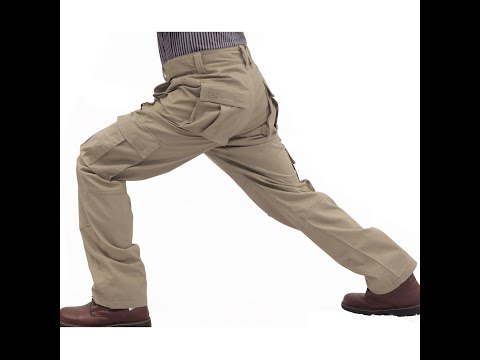 7.5OZ Cargo Pants With Water & Oil Repellent Finish-1801-2