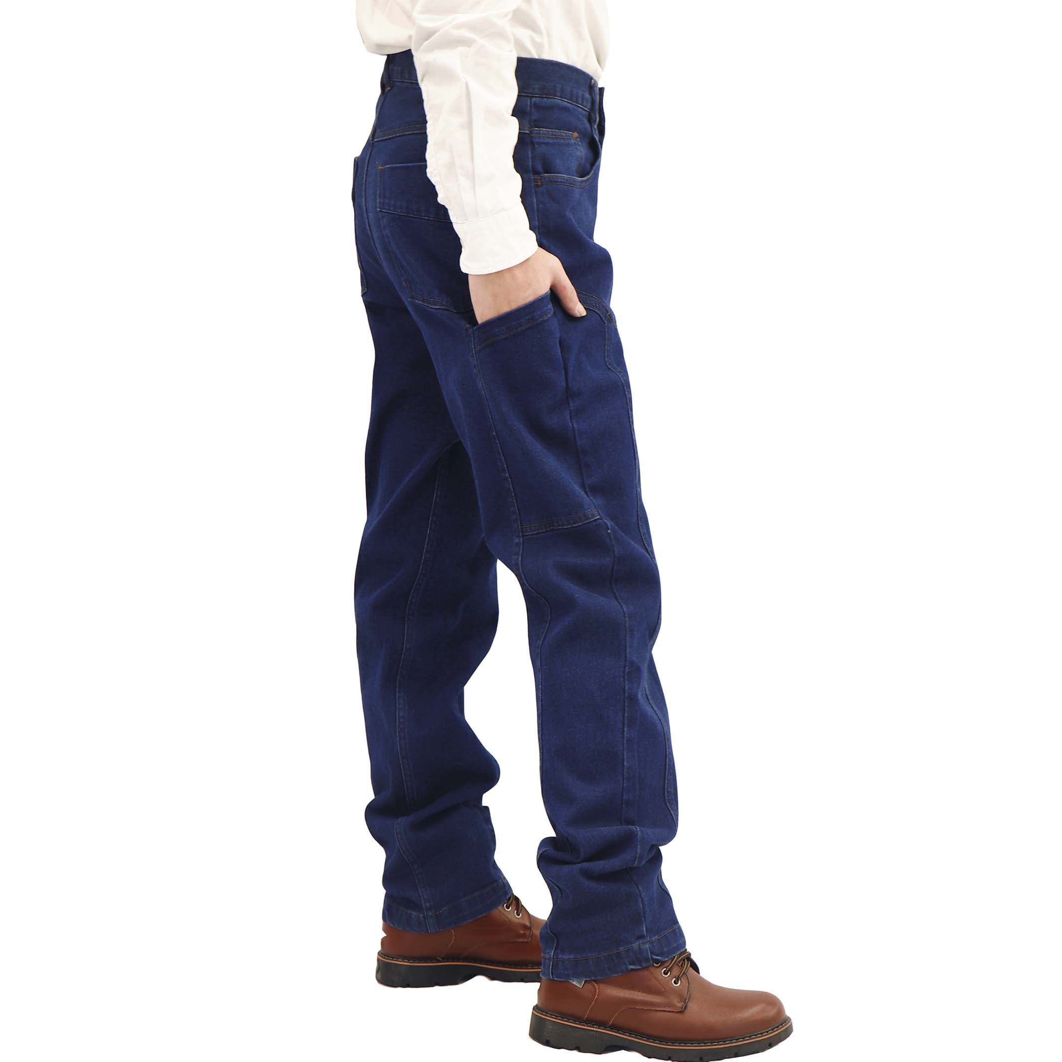 11OZ Jeans With Decorative Line-3515