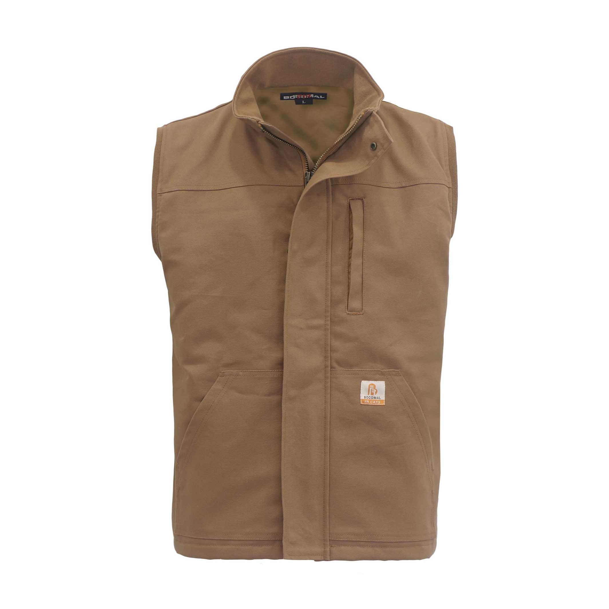 Lined Vest Water/Rain Repellent and Oil Resistant(Soft Flannel Lining)-3104